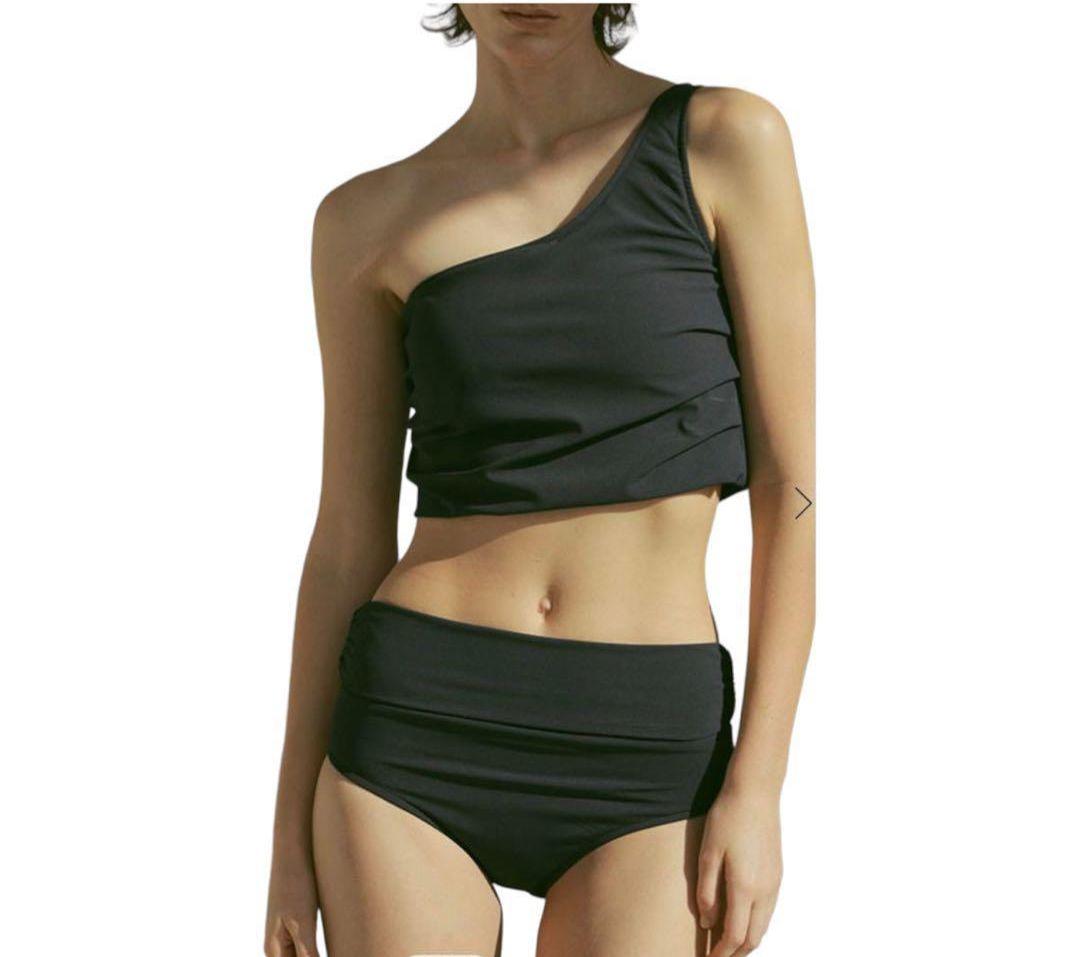 ETRE TOKYO サイドタックワンショルダースイムウェア