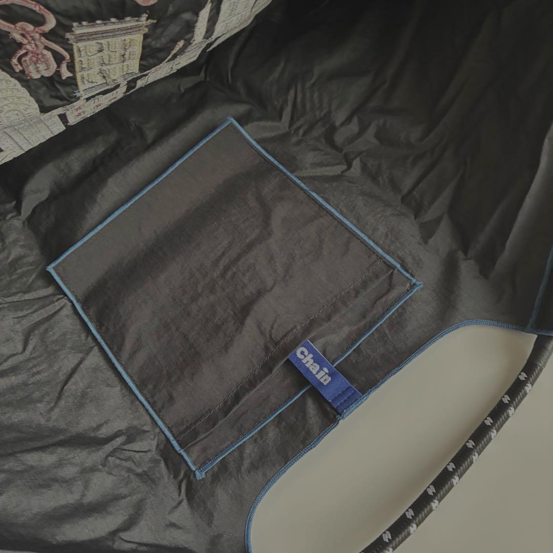 ポールアンドチェーン　チャコット　New York ブラック エコバッグ　L