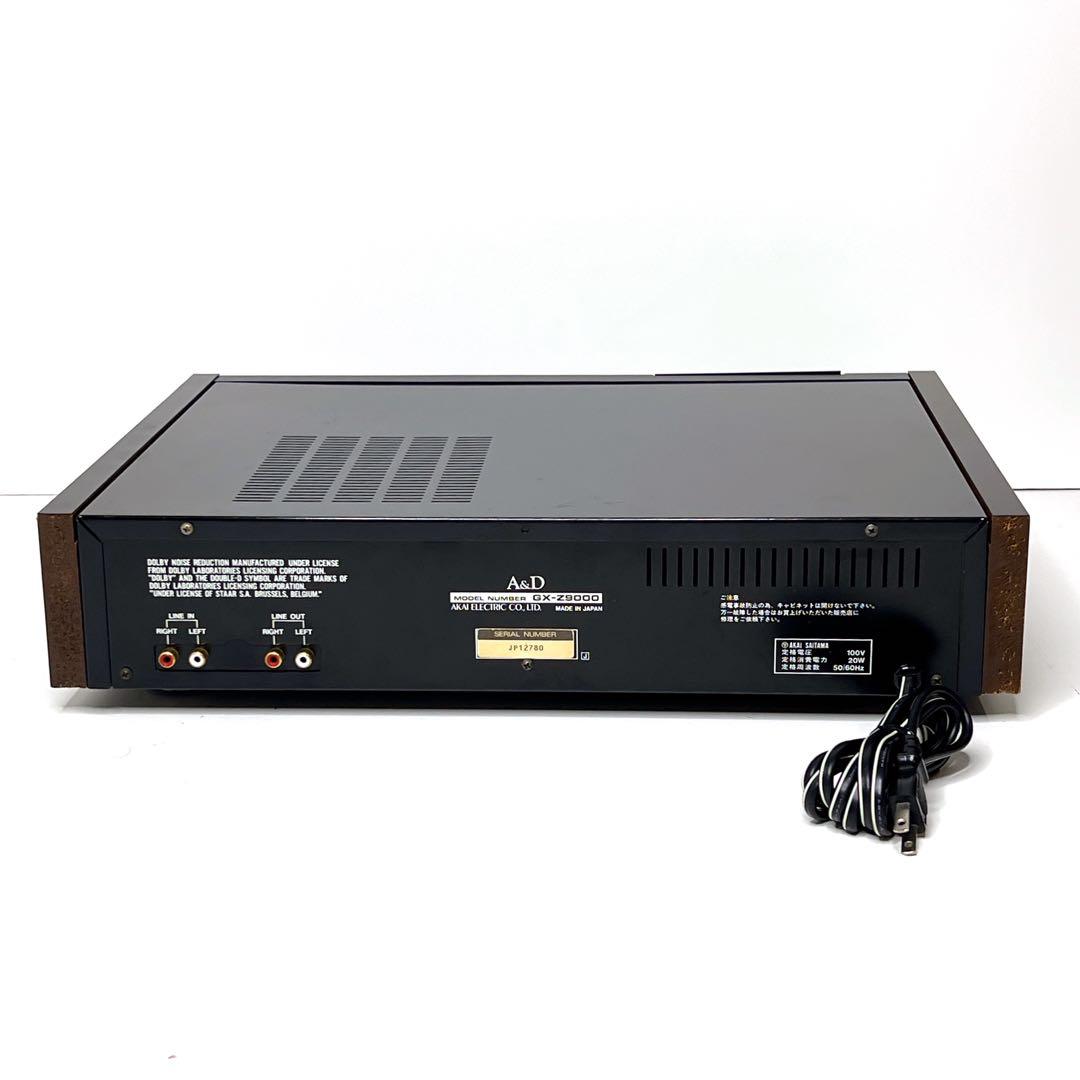 【美品・動作品】 A&D GX-Z9000 カセットデッキ AKAI