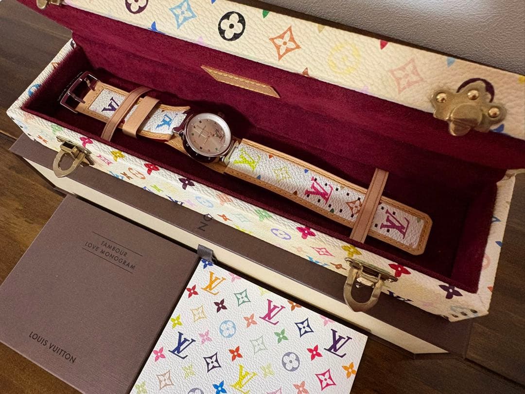 【桜餅さま専用です！】ルイヴィトン 村上隆コラボ タンブール ラブモノグラム