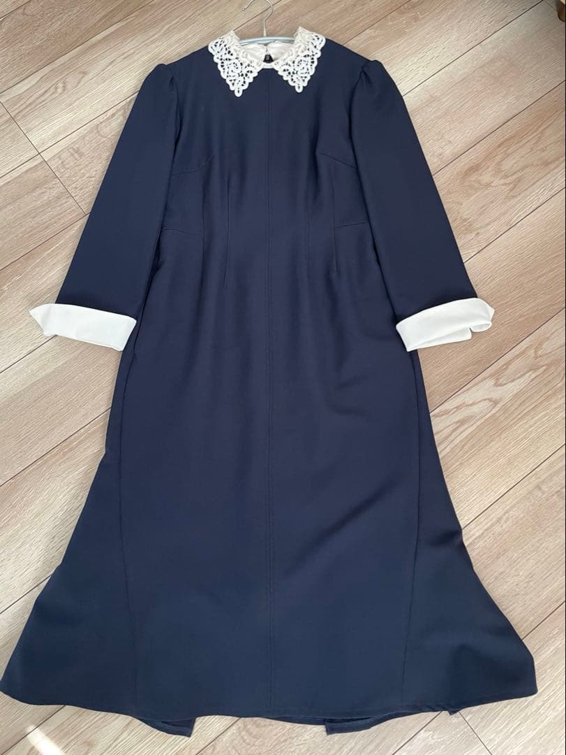 CELFORD エンブロイダリーカラータイトワンピース 卒園式 卒業式