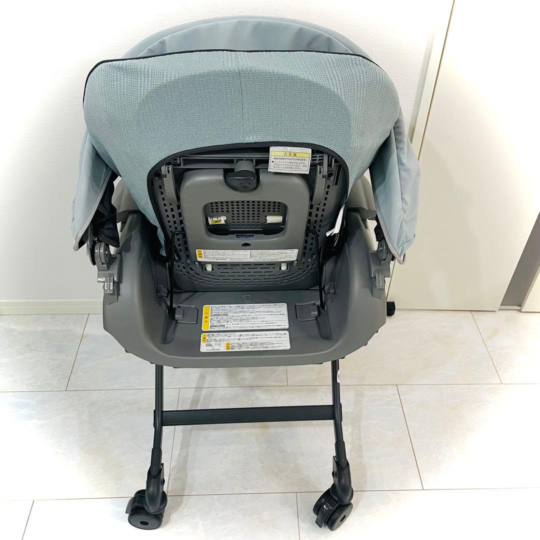 【超美品】テーブル艶有★コンビネムリラオートスイングBEDiスリープシェルブルー