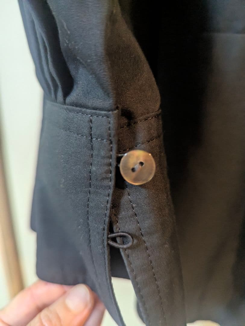 FORFORMO ブラックフリルシャツ　サイズ2