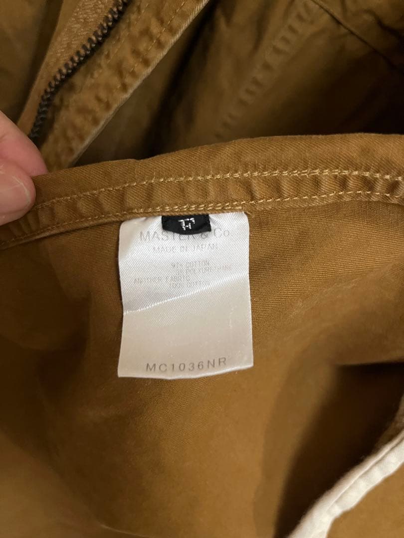 MASTER & Co. CHINO MODS COAT チノモッズコート