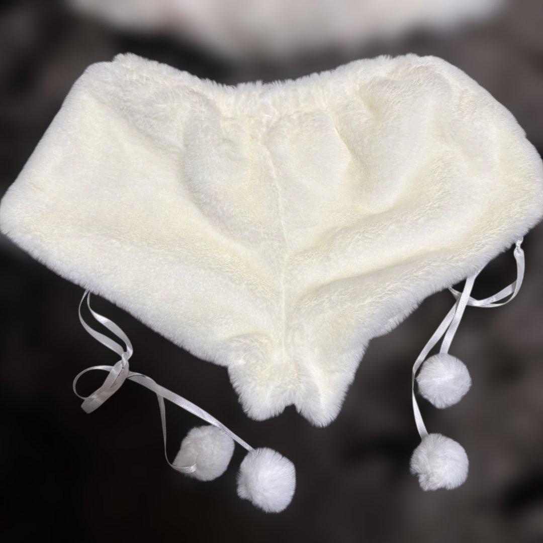 Malymoon コスプレ サンタ クリスマス 猫 ネコ耳 キャット ホワイト