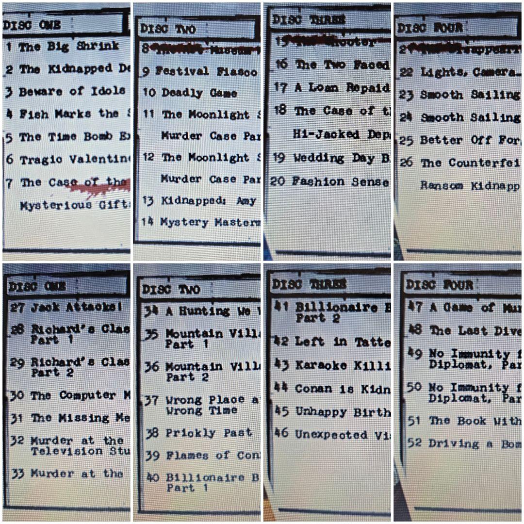 アニメ 名探偵コナン 英語版DVD 16枚 DVDプレイヤーセット　米国版