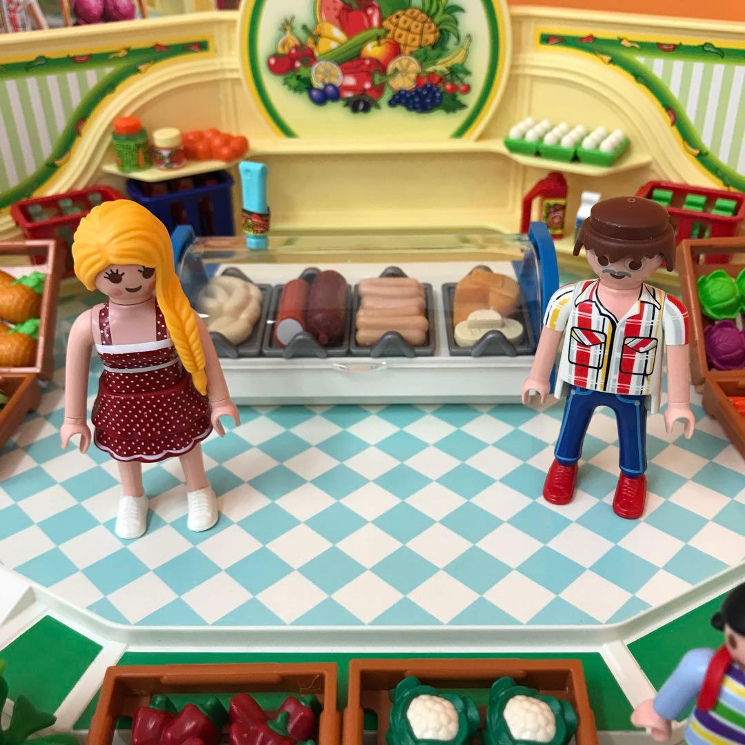 【絶版】Playmobil プレイモービル 食料品店 9403