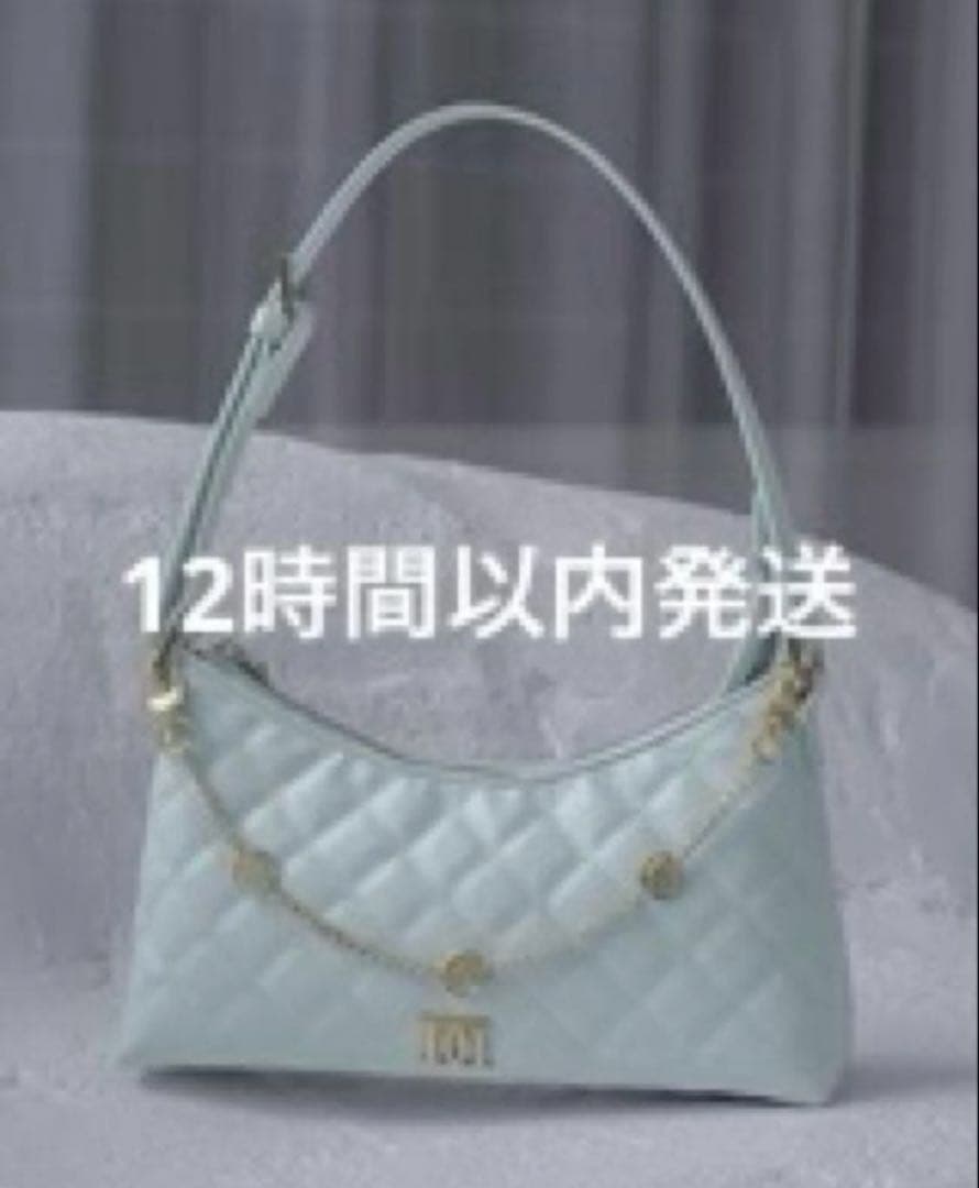 Darich ダーリッチ キルティングチェーンハンドミニバッグ SAX