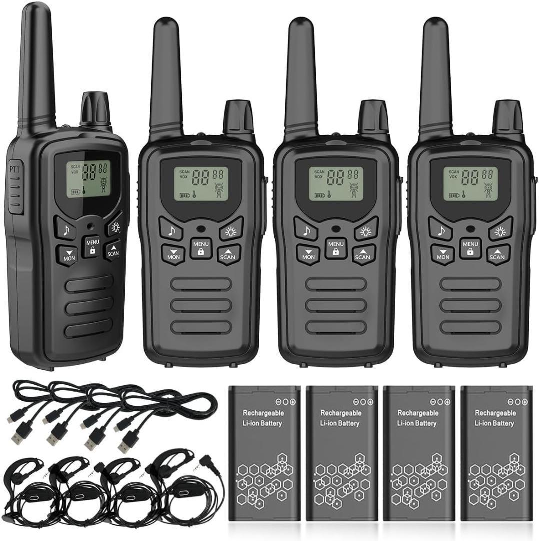 【M2760-130-100】インカム 特定小電力 トランシーバー 4台セット