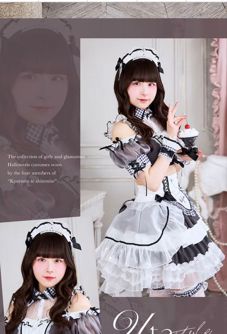 Malymoon マリームーン メイド服 プリンセスチュールメイドブラック