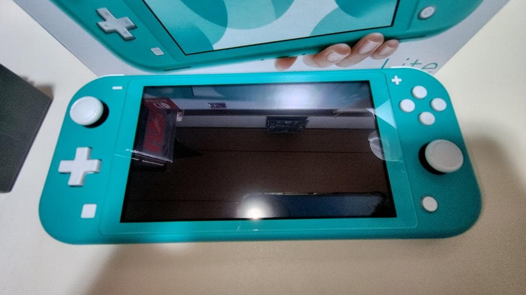 Nintendo Switch Lite ターコイズ 本体 （アダプタ、箱付き）