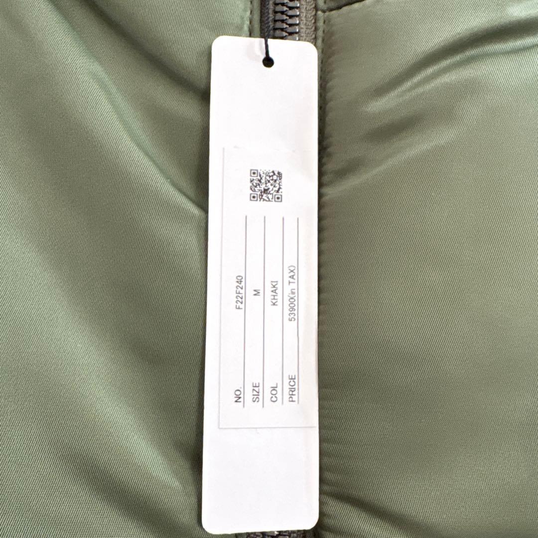 トップス folkod High Neck Hooded MA-1 Type Vest