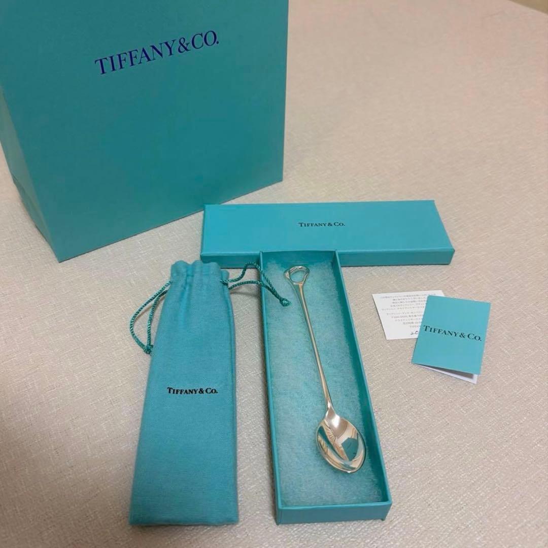 【新品未使用品】スプーン　tiffany ティファニー　オープンハート シルバー