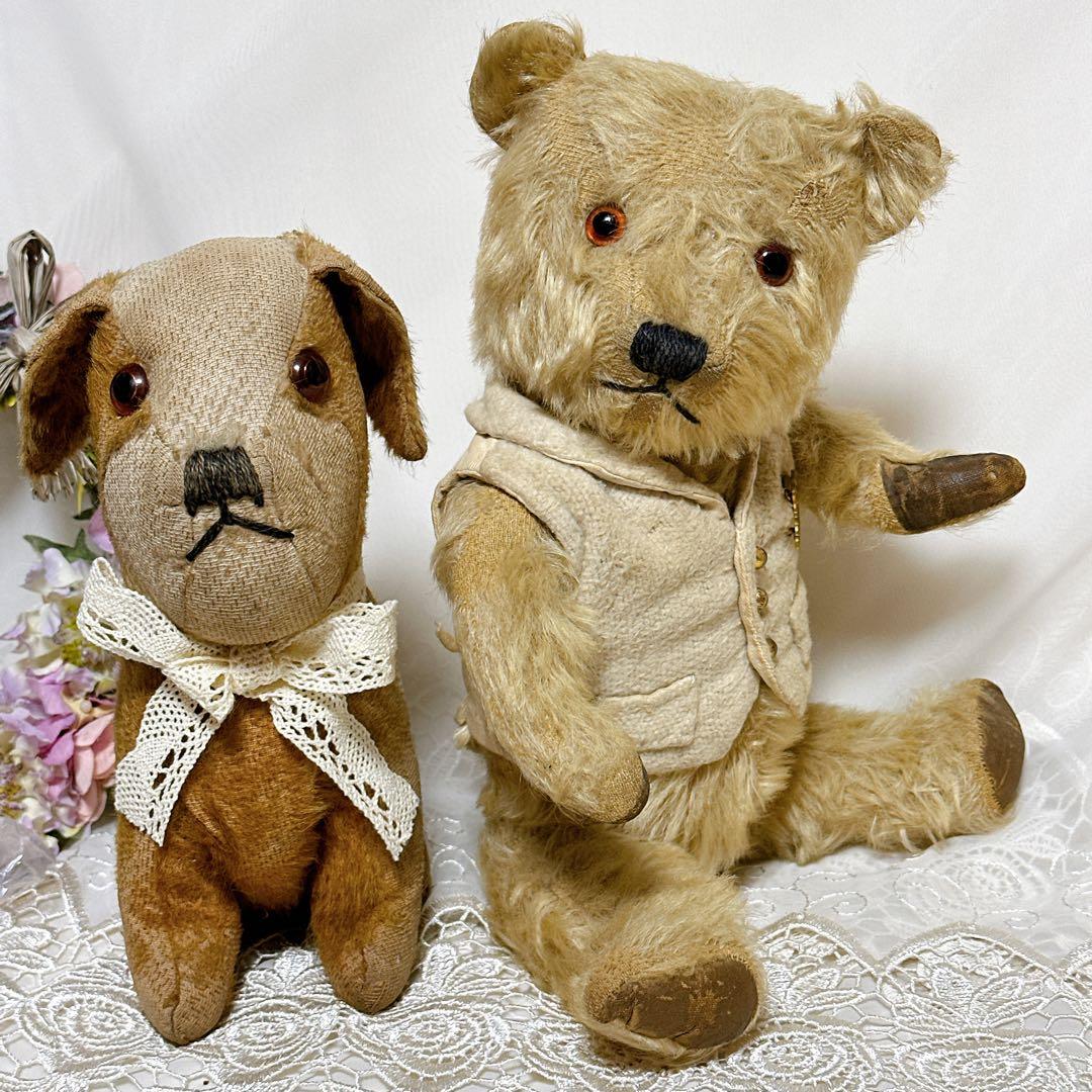 ◆リクエスト品◆ アンティーク　チルターンベア＆パンダ　2体セット