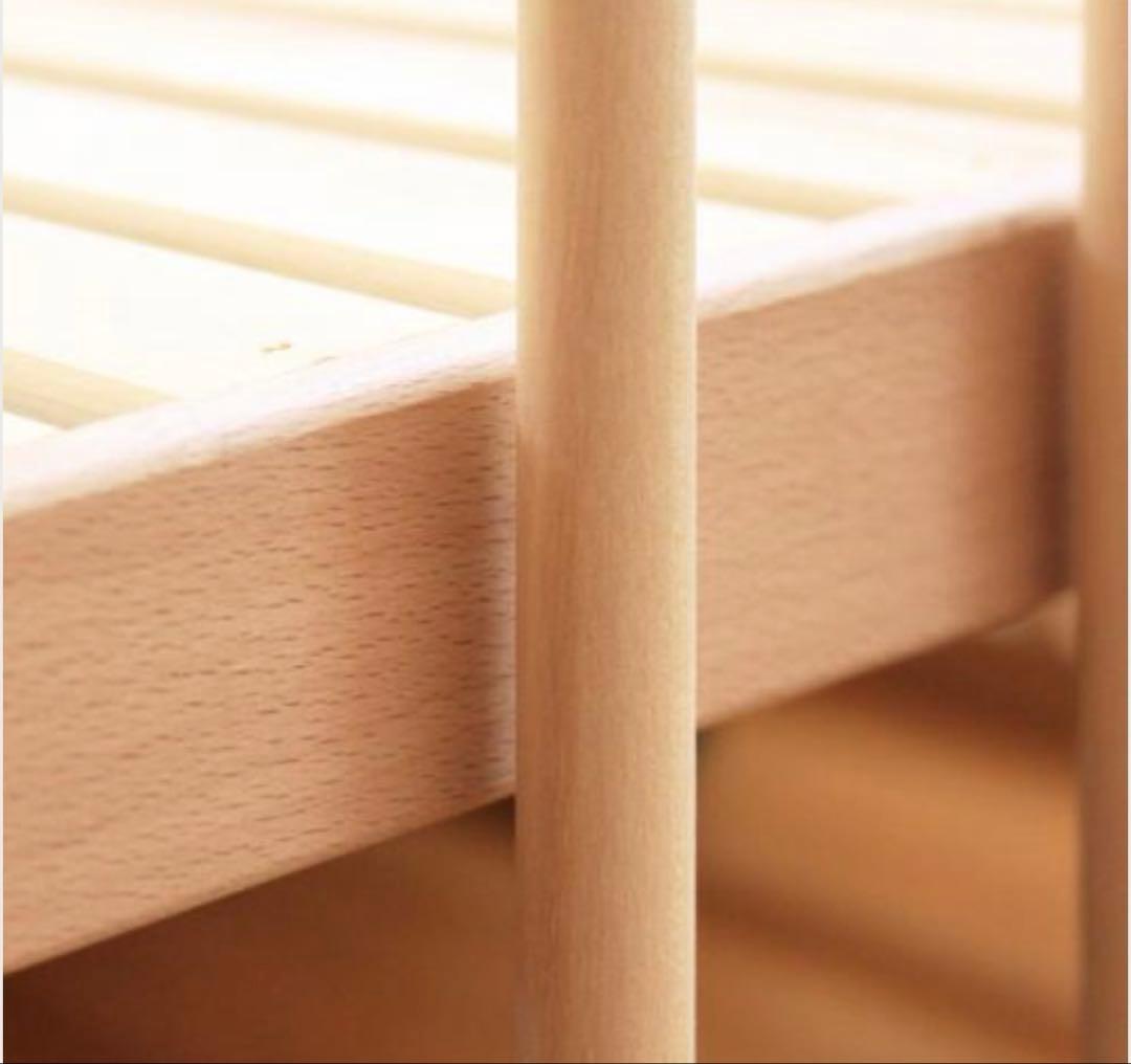 ベッドサイドベッド03 ナチュラル　ファルスカ　サークル　ベビーベッド