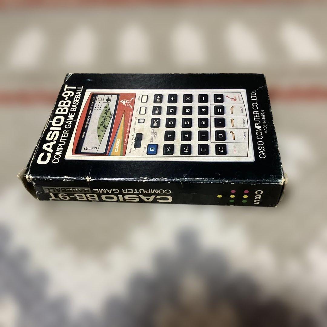 CASIO BB-9T 野球ゲーム 電卓 完働品 昭和レトロ カシオ