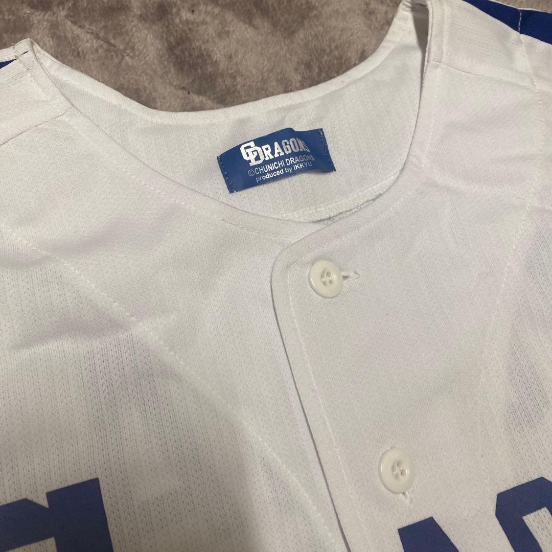 中日ドラゴンズ 落合博満　66 レプリカユニフォーム　V2優勝記念ワッペン入り