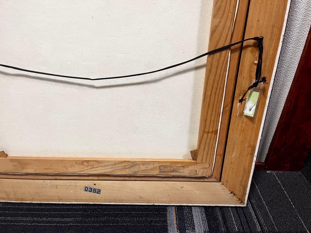 果物と花の静物画 油彩画　油絵