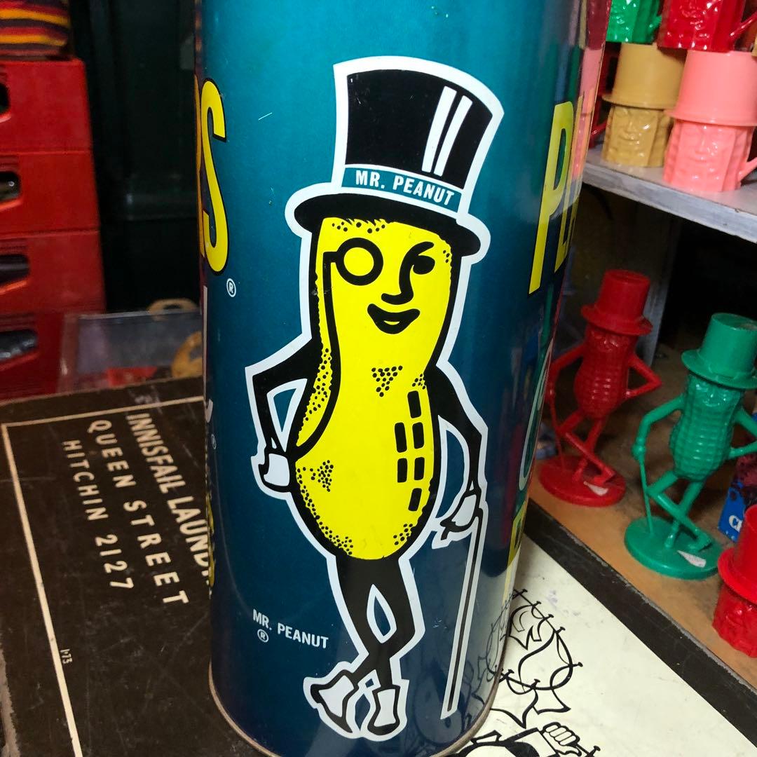 ミスターピーナッツ　1970s ゴミ箱　ビンテージ