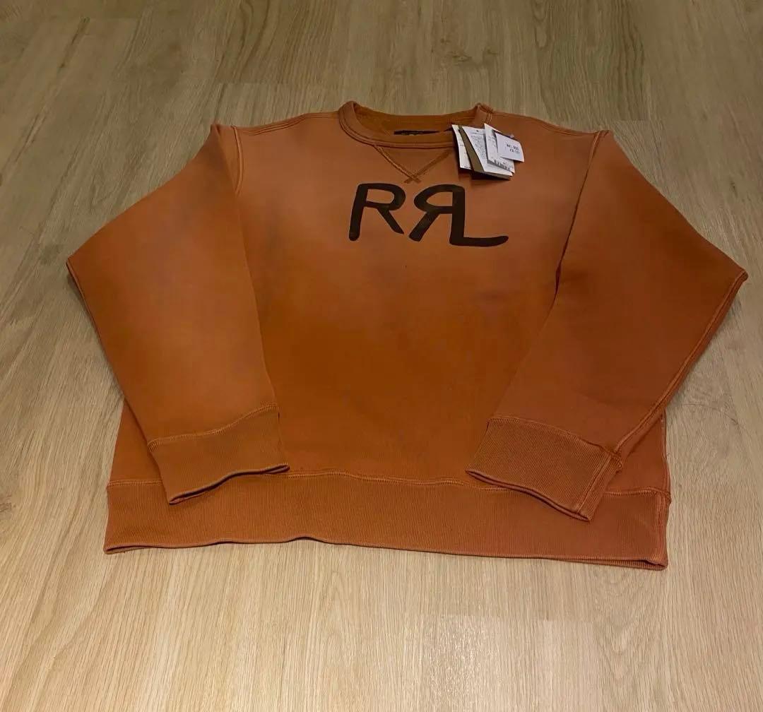 新品未使用品【RRL】ランチ ロゴ スウェットヴィンテージ加工M ロンハーマン