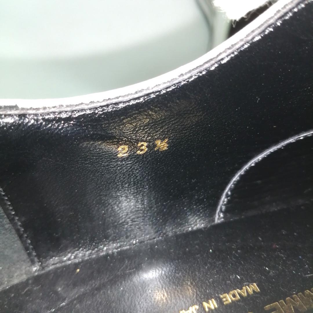 ●comme des garcons レザーレースアップシューズ厚底