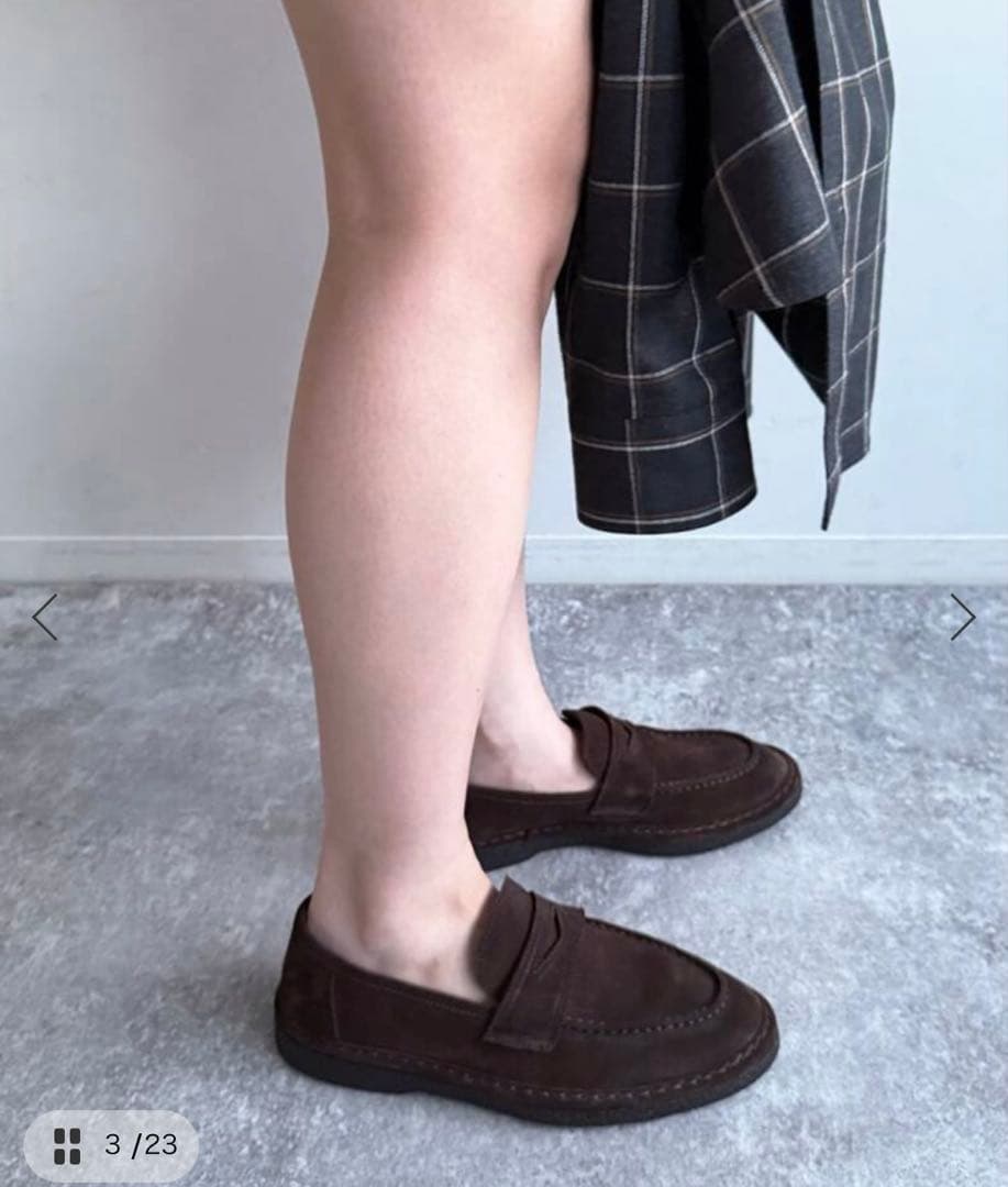 【EDIT. FOR LULU】FABIO RUSCONI スエードローファー