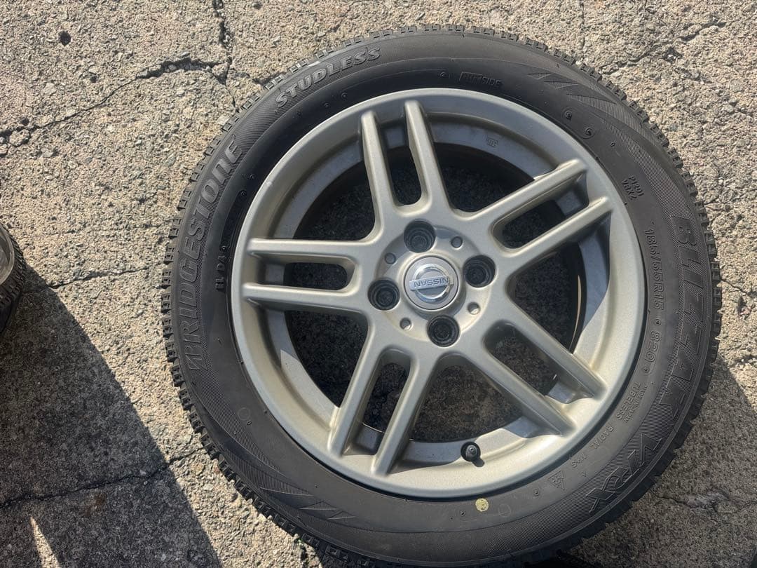 ブリヂストン スタッドレスタイヤ 15インチ ホイールセット