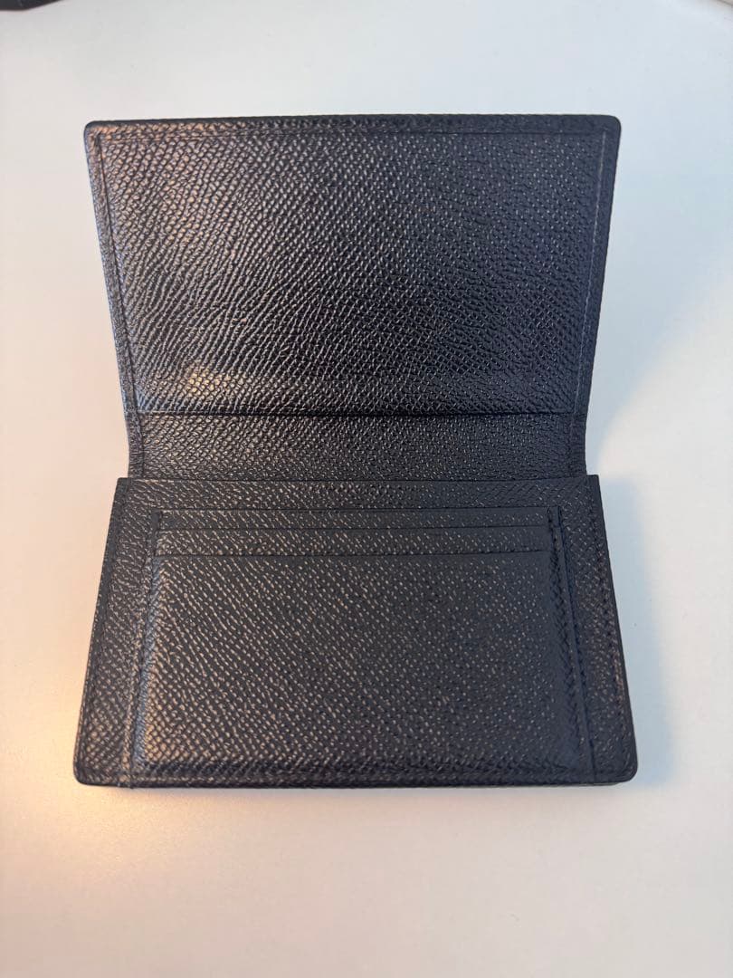 BVLGARI ブラックレザー 名刺入れ