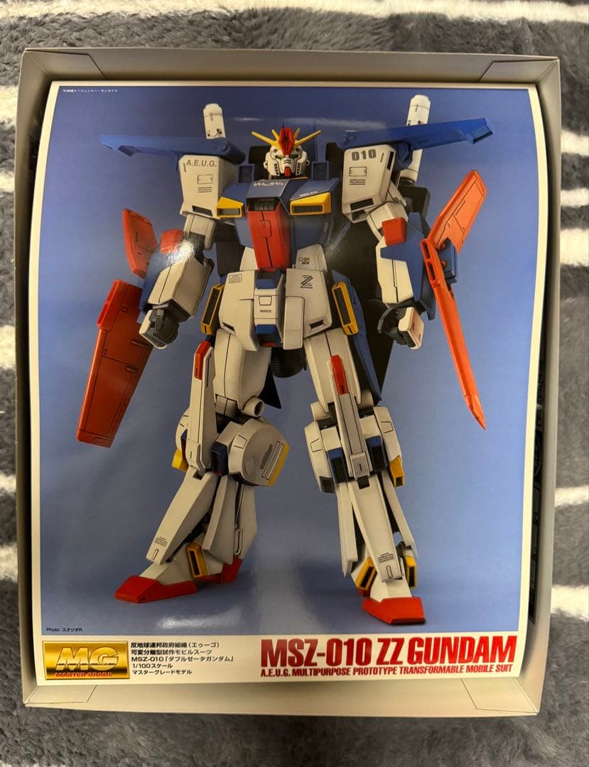 MG(マスターグレード)のMSZ-010 ZZ GUNDAM、新品