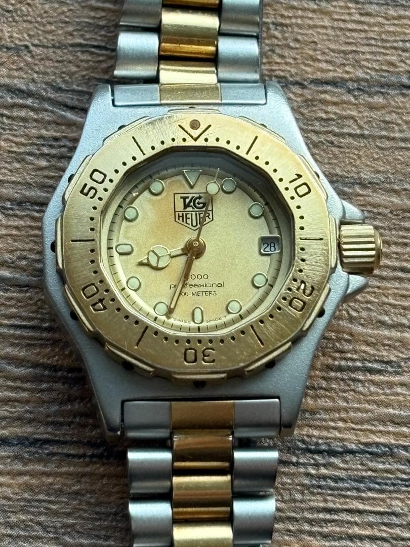 稼働　TAG HEUER 935.408 タグホイヤー 3000 ゴールド