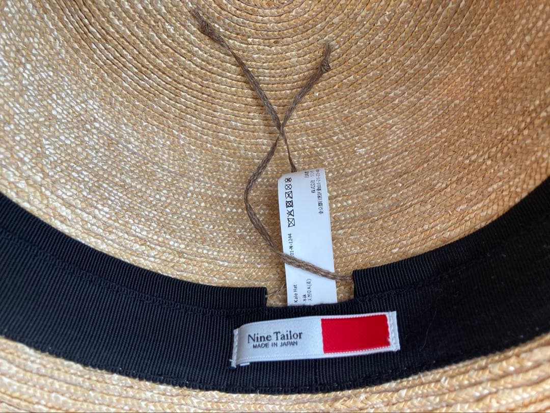 N-1244 / Kale Hat Nine Tailor 麦わら