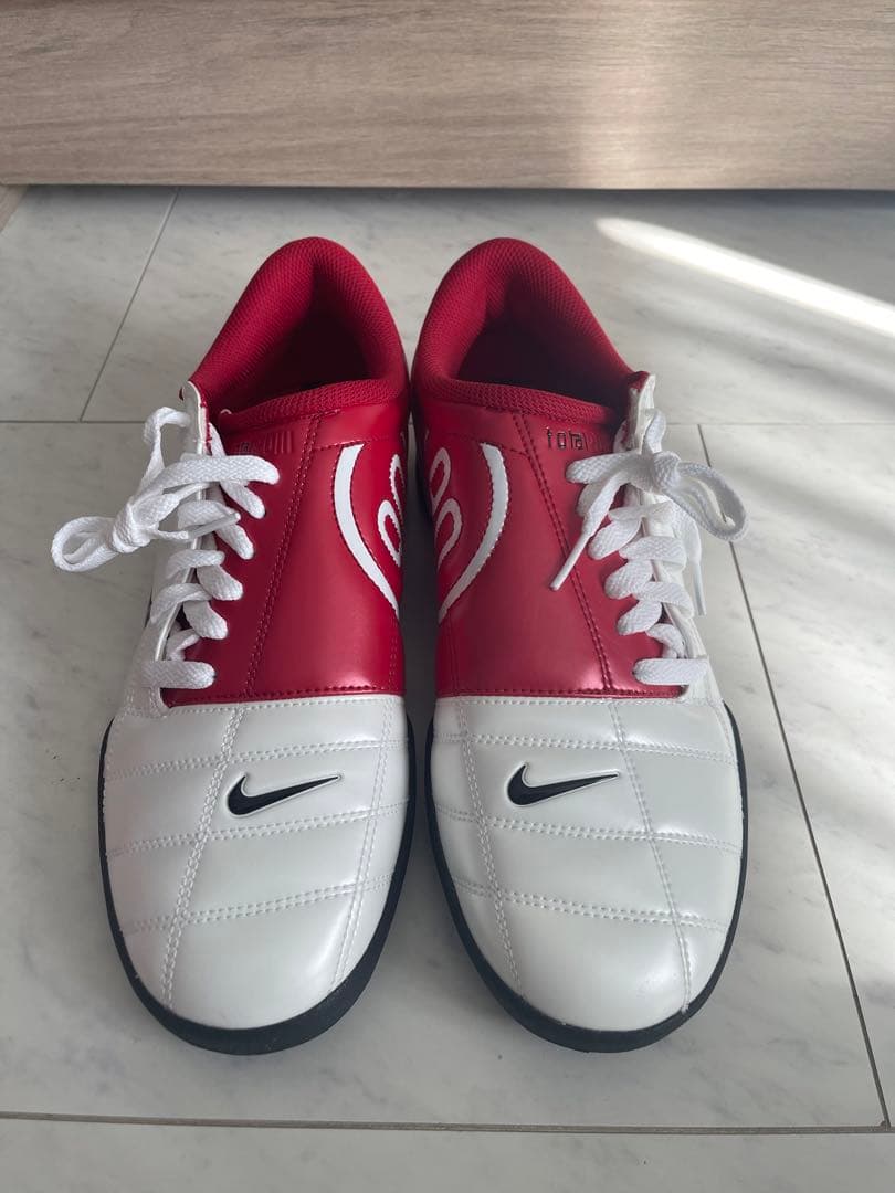 Nike total90 サッカーシューズ ホワイト/レッド　27.5