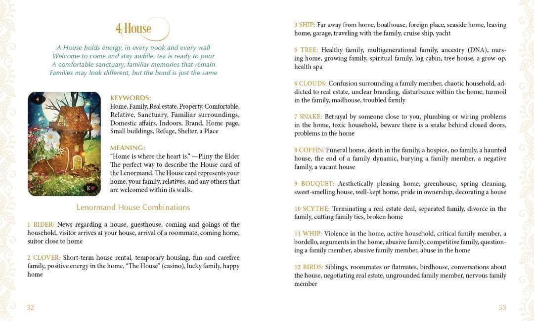 【正規品ルノルマンカード】神秘的な世界観の美麗カード✨海外人気✨魔法のルノルマン