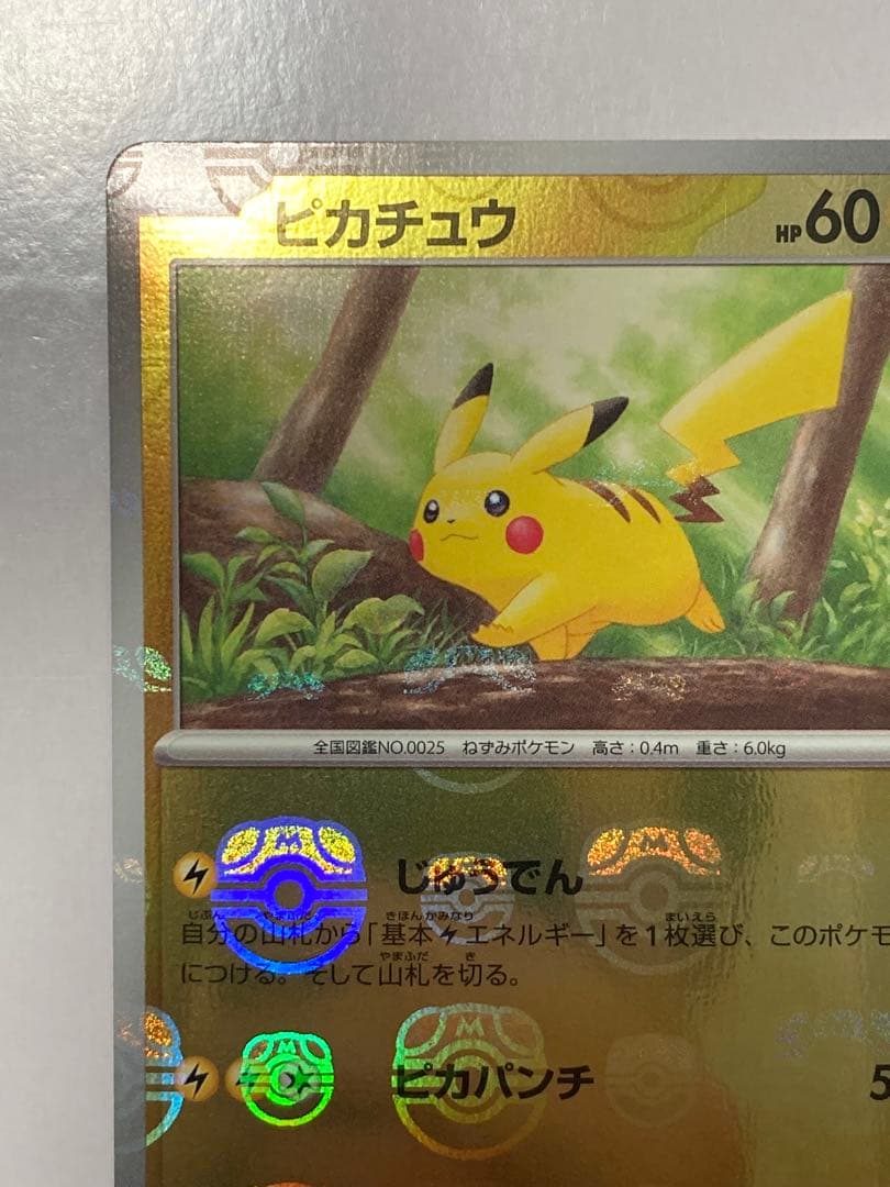 『世界に数枚』　ピカチュウ　マスターボール　顔マスボ　希少