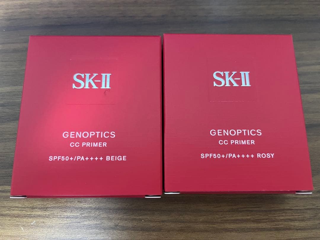 SK-II ジェノプティクスCCプライマー ベージュ　ピンク