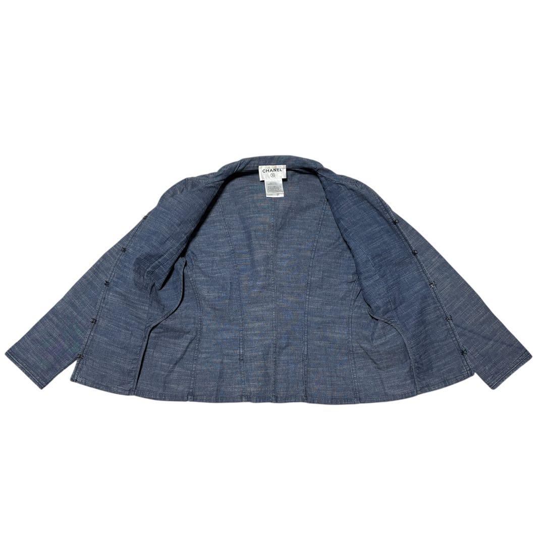 CHANEL シャネル ココボタン デニムジャケット 40