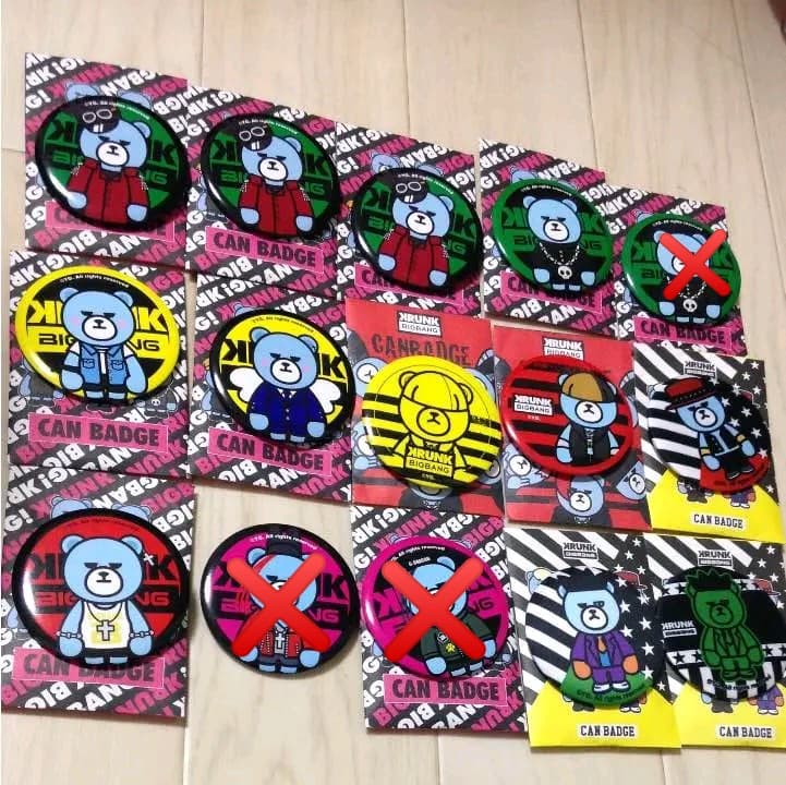 BIGBANG   缶バッチチャームいろいろ