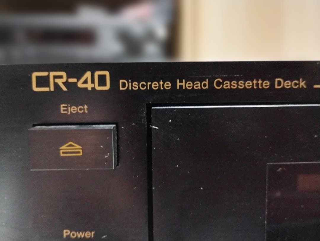 Nakamichi CR-40 ディスクリートヘッドカセットデッキ