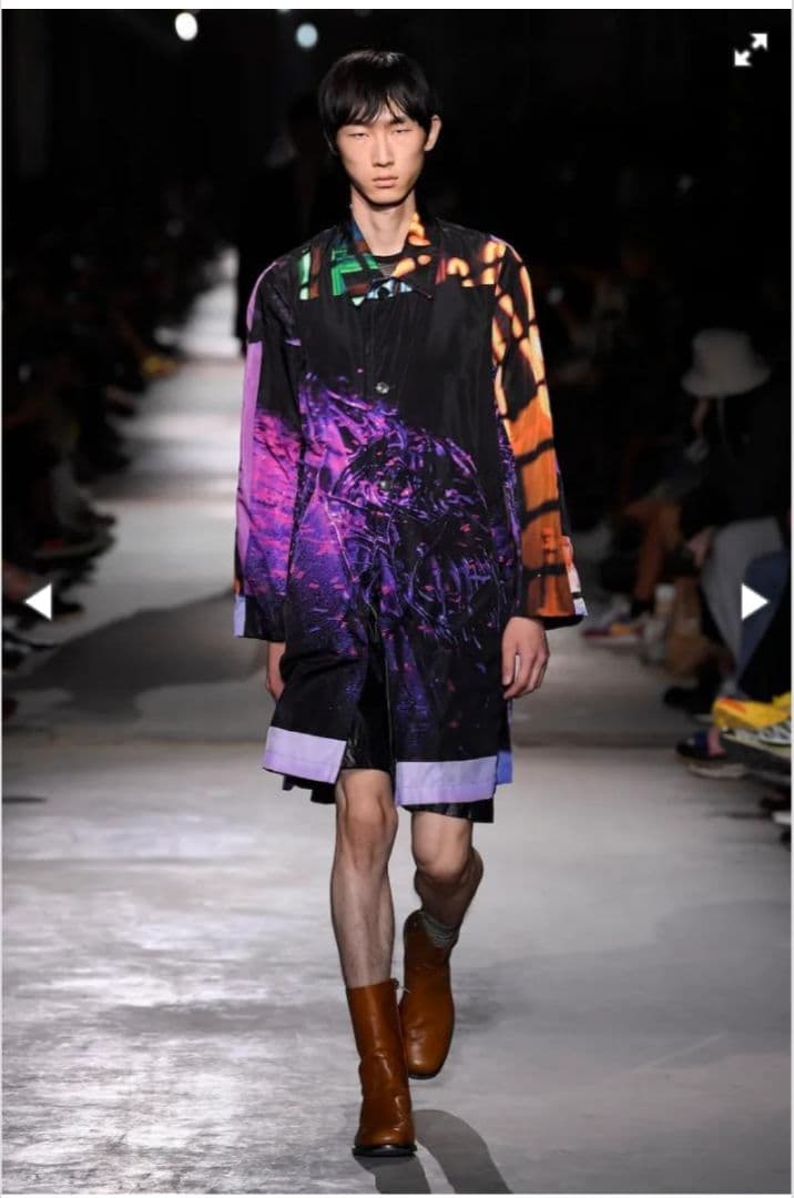 dries van notten 20ss 総柄 蜷川 コート