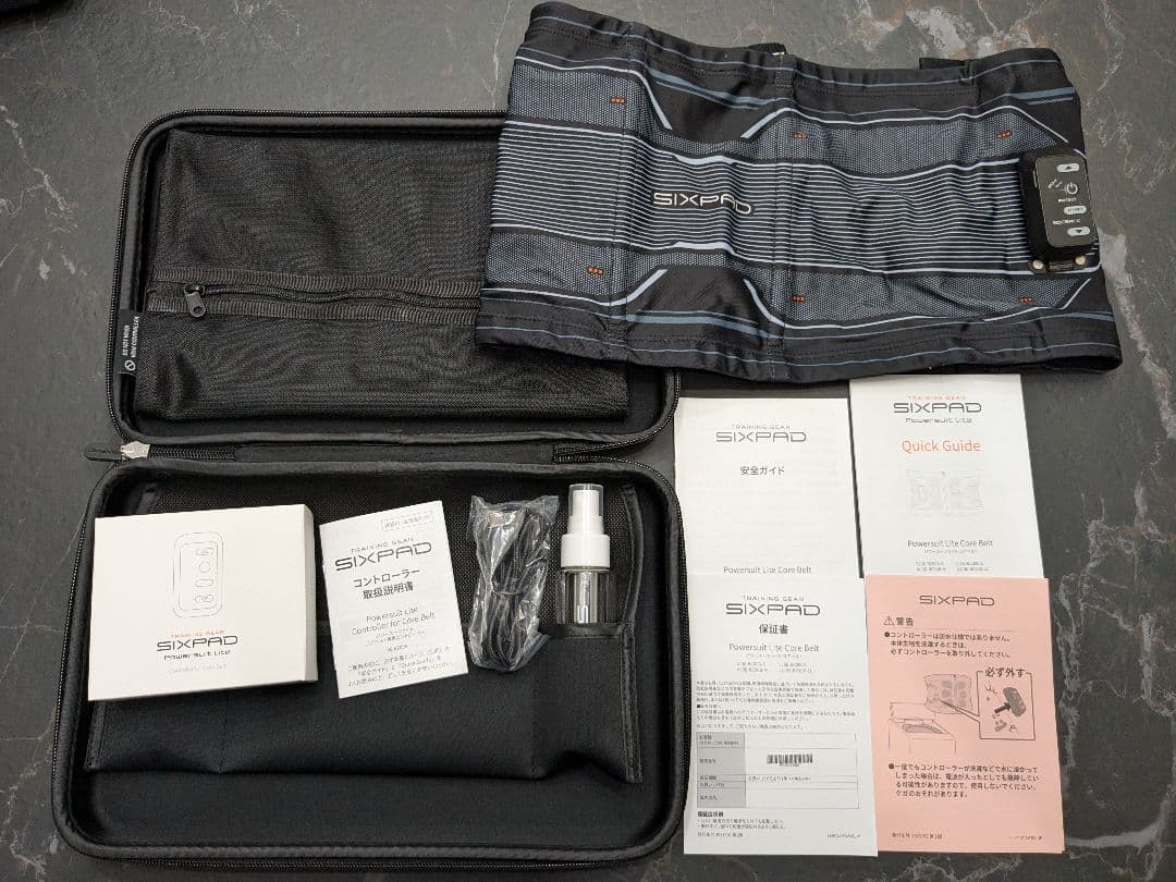 SIXPAD パワースーツ コアベルト Mサイズ コントローラー、説明書付き