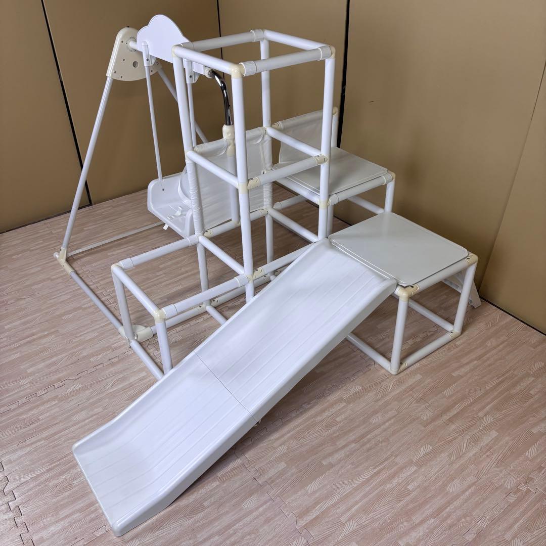 ☆除菌清掃済☆　野中製作所　おりたたみロングスロープキッズパーク　ホワイト