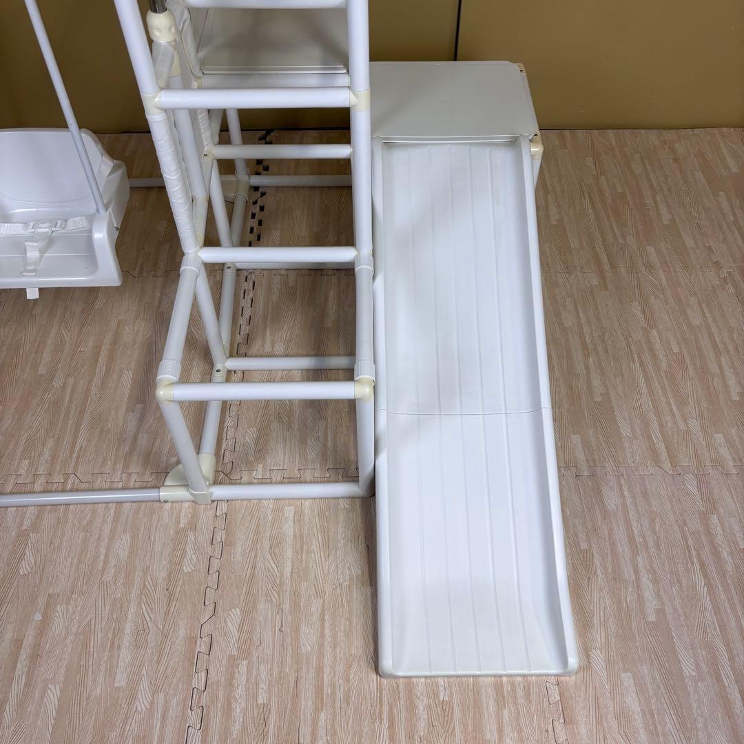 ☆除菌清掃済☆　野中製作所　おりたたみロングスロープキッズパーク　ホワイト