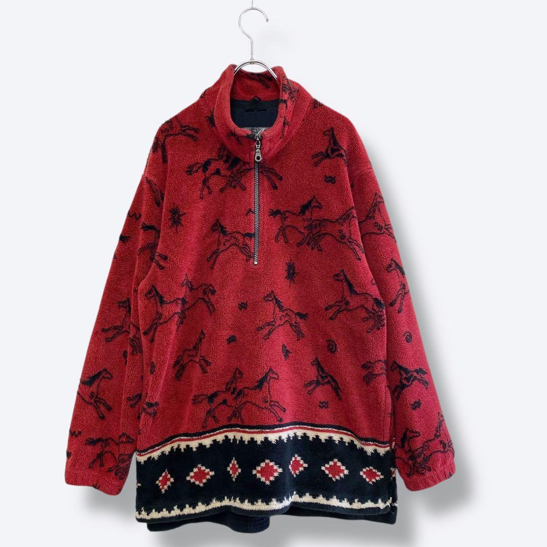 3点¥10,000 ビンテージ 古着 卸 レトロ プルオーバ フリースジャケット