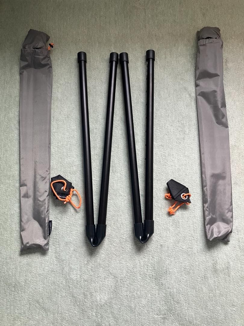 新品・未使用品☆ニーモ　アジャスタブルタープポールエクステンション　2セット分