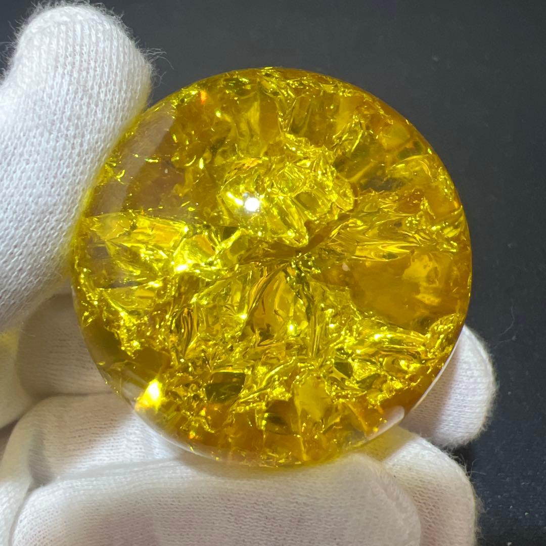 アイリスクォーツ スフィア 156g 42mm 虹入り 水晶 丸玉 天然石