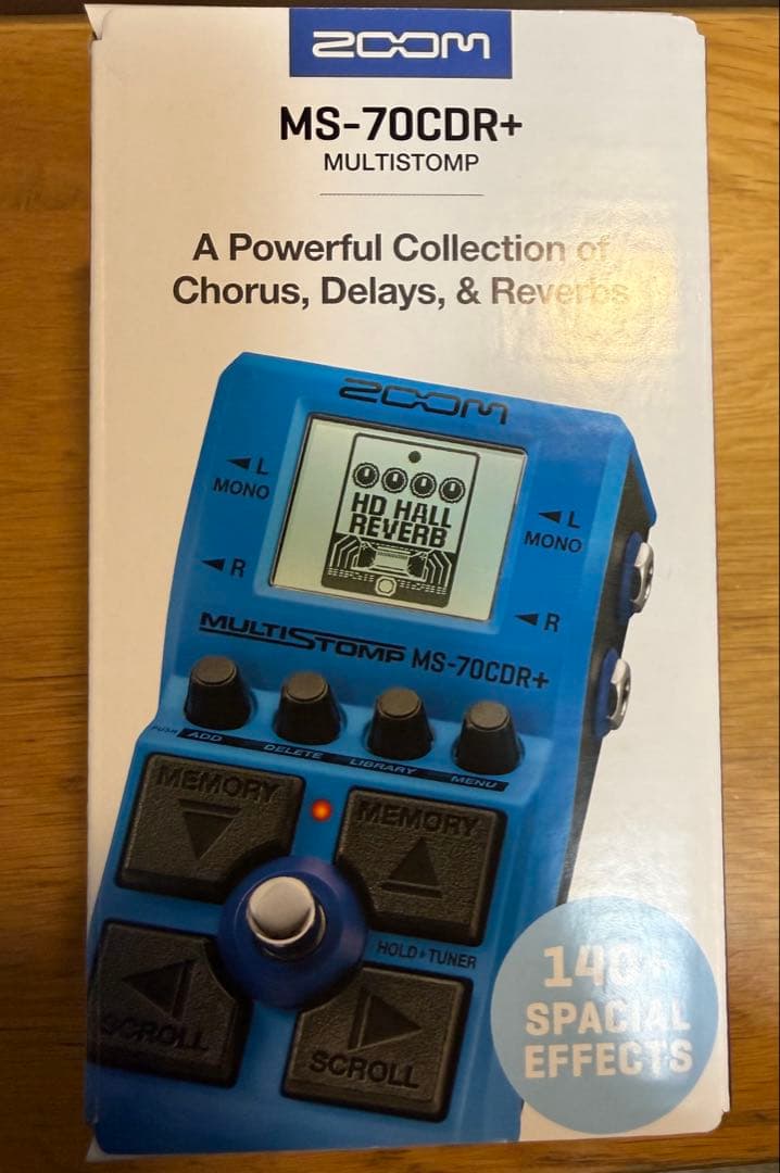 ZOOM MS-70CDR+マルチエフェクター ms70cdr+ 動作確認済み