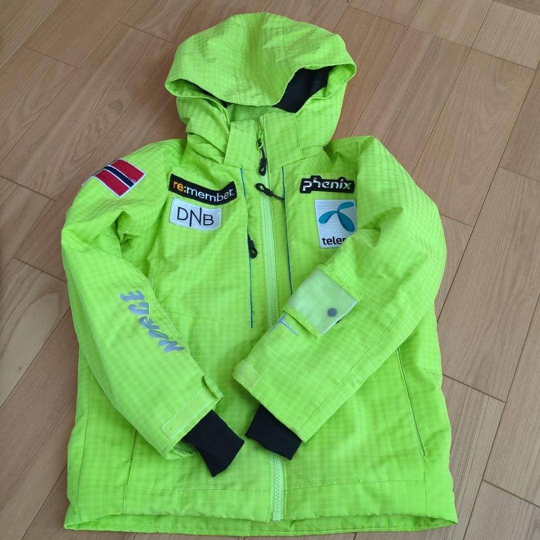 Phoenix　子供用スキーウェア（青＆黄色）120　セットアップ