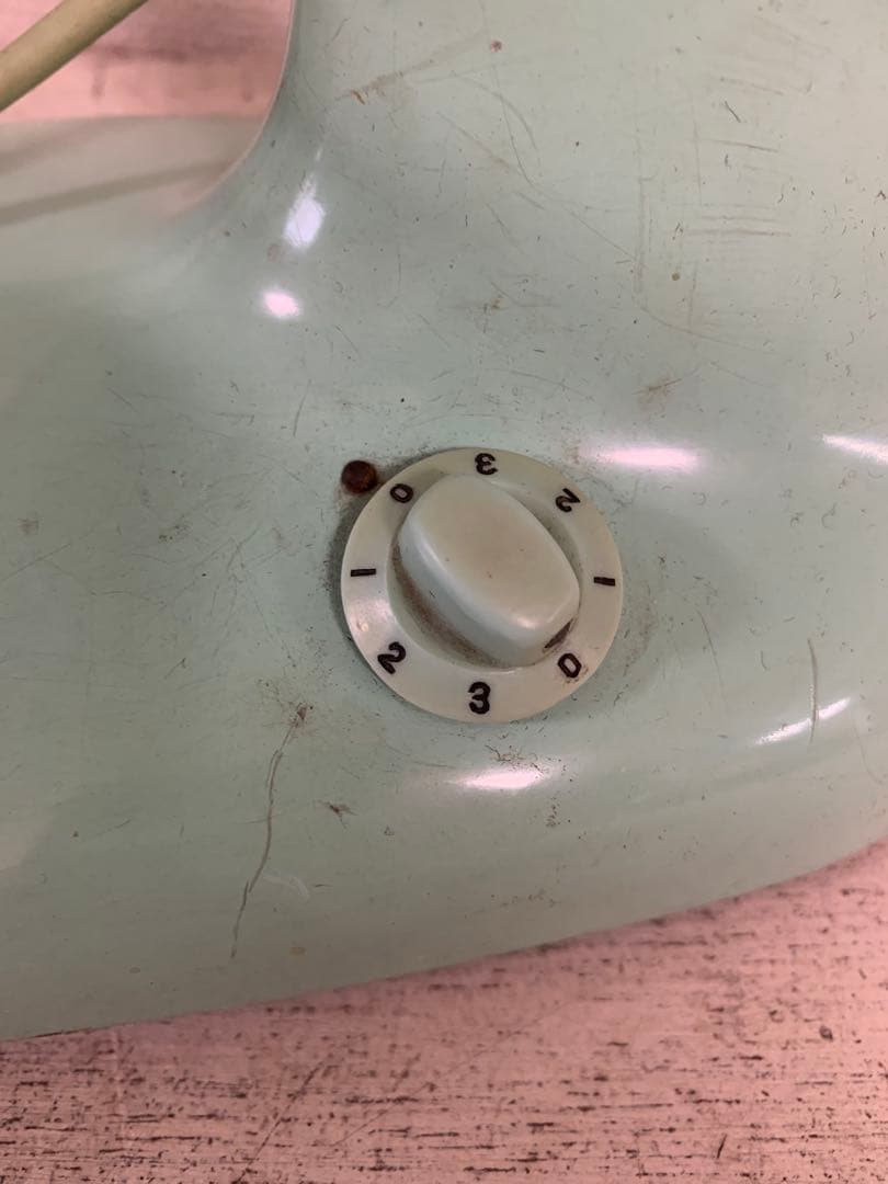 G0713-08★三菱 12インチ扇風機 ミントグリーン