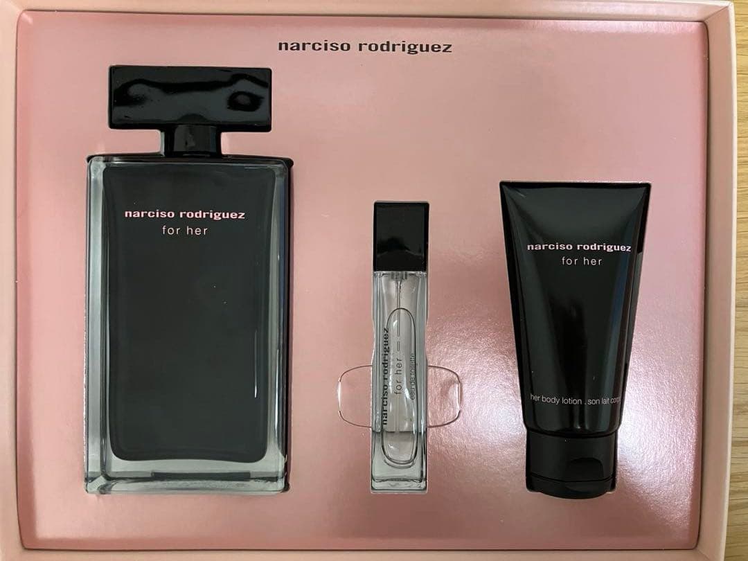 箱入りnarciso rodriguez for her 香水セット