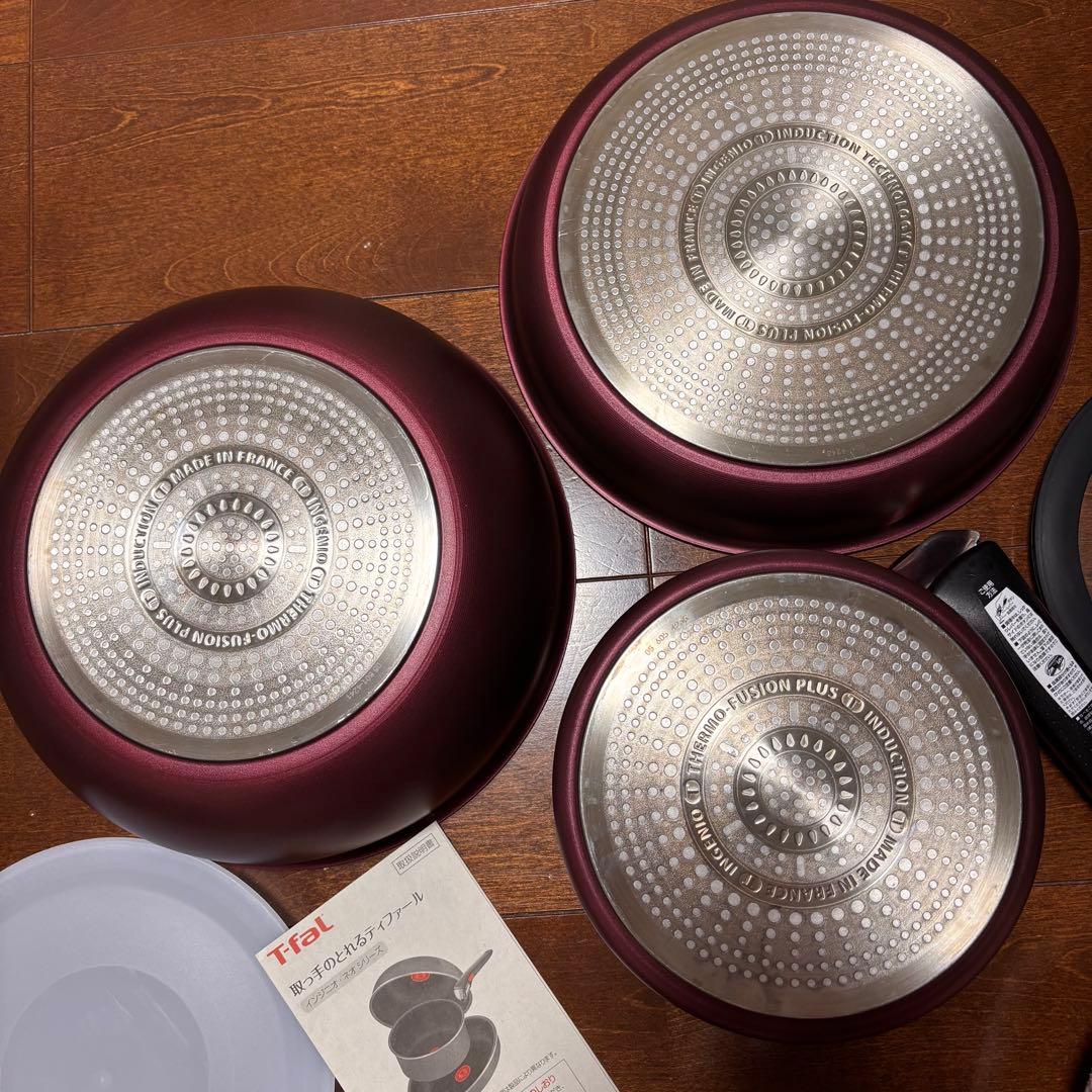 【最終値下げ】ほぼ新品☆IH対応☆T-faL チタンアンリミテッド